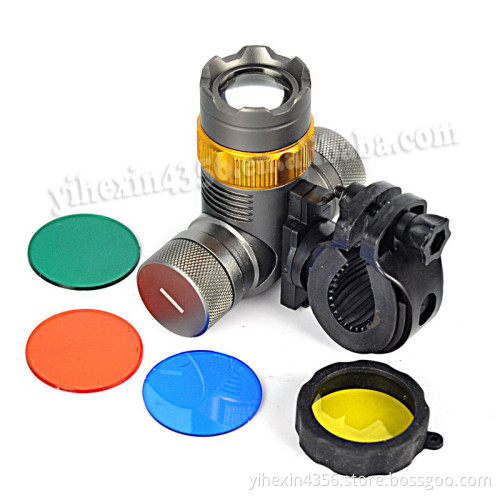 Multifunction 1000LM Long Range Cree XML T6 LED Fishing Headlamp(1*18650/3AAA)